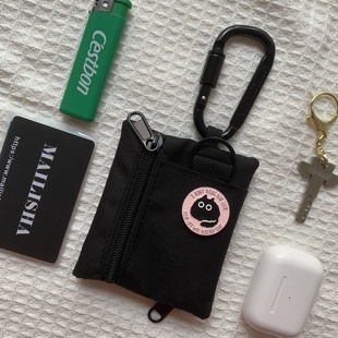 可爱零钱包卡包挂脖创意户外运动公交卡银行卡钥匙包mini随身小包