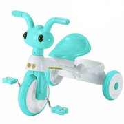 儿童三轮车脚踏车小蚂蚁头，1-3岁宝宝玩具车，室内塑料车篮车筐轻便