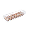速发鸡蛋收纳盒防震托架皮蛋冰箱冷藏保鲜盒透明鸡蛋盒子