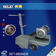 杭州简易手推式砂轮机，手推式打磨机移动砂轮机ms3030