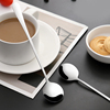 不锈钢长柄咖啡勺甜品汤勺创意，个性欧式长柄蜂蜜奶茶调料搅拌勺子