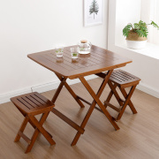 折叠桌户外休闲桌手提便携小桌子现代简约方桌子小户型餐桌楠竹
