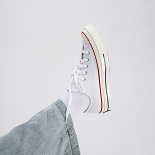 匡威converse1970s经典，款纯白色高低，帮帆布鞋162056c162065c