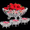 北欧水果盘创意欧式玻璃糖果盆大号现代客厅家用茶几水果篮楚勋杉