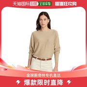 香港直邮潮奢 Lauren Ralph Lauren 女士棉混纺蝙蝠袖毛衣