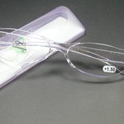 日本一目了然老花镜品牌高档树脂女士台湾防疲劳超轻时尚便携眼镜