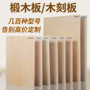 手工DIY木刻板沙盘建筑模型材料合成板材椴木层板木片薄木板烙画
