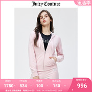 Juicy Couture橘滋外套女春季美式休闲轻奢天鹅绒夹克上衣