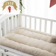 婴儿床床垫被棉花宝宝小床垫被床褥子秋冬幼儿园床褥加厚被褥
