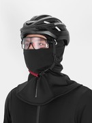 洛克兄弟保暖骑行头套摩托车护脸滑雪面罩抓绒防风秋冬季围脖男女