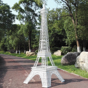 大型巴黎埃菲尔铁塔模型摆件落地 户外铁艺金属摆设摄影婚庆道具