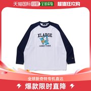 日本直邮XLARGE联名LOONEY TUNES男女同款棒球衫长袖T恤 质 透气
