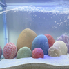 天然长江彩石鱼缸石造景(石，造景)装饰鹅卵，空气缸彩色鹅卵石大石头