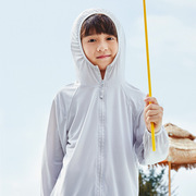 UPF50+儿童防晒衣男童防紫外线皮肤衣女宝宝超薄冰丝户外长袖上衣