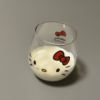 可爱卡通凯蒂猫印花玻璃杯大肚，杯家用大容量高颜值喝水杯