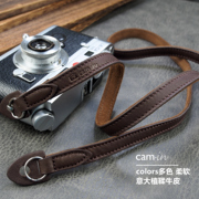 cam-in手工复古牛皮微单相机背带 挂脖肩带 适用于徕卡索尼富士