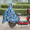 儿童斗篷式雨披自行车电动车，后座小学生宽松套头雨衣中童可背书包