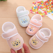 0-1岁男女宝宝步前学步防滑棉布，底单鞋6-12个月，婴幼儿春秋季软底