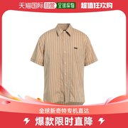 香港直邮潮奢 Guess 盖尔斯 男士条纹衬衫