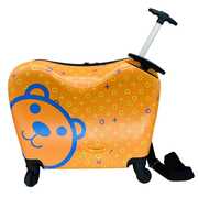 瑞士oops骑行拉杆箱儿童，行李箱男女宝宝旅行可坐骑，的小孩可爱箱子