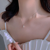 巷南925纯银玫瑰锁骨项链，2023轻奢小众，设计女颈链夏