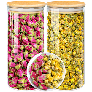 花茶组合玫瑰花茶125g+胎菊菊花茶100g 泡水喝的养颜新花草茶