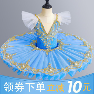 儿童芭蕾舞裙演出服女童小天鹅蓬蓬，纱tutu裙，表演服幼儿团体舞蹈服