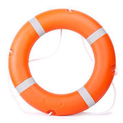 援邦成人救生圈船用救生浮圈实心游泳救生圈-国标塑料成人2.5kg款