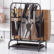 不锈钢架厨房用品置物架家用大全多功能筷子笼砧板，菜具收纳架
