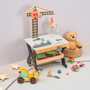 儿童工具箱套装过家家宝宝，仿真维修工具台拧螺丝，益智多功能玩具