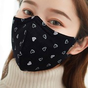 秋冬防寒口罩3d立体加厚保暖女个性时尚防风护脸面罩韩版学生印花