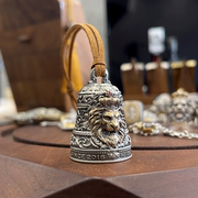 伏尔甘狮王铃铛白铜狮子王驱魔铃vulcan925银包金挂件铜铃