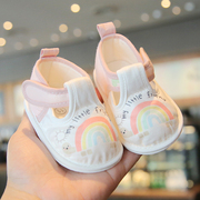 婴儿春季鞋子0-6一12月婴幼儿布鞋，1岁宝宝鞋春夏女宝步前鞋软底男
