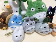 日单宫崎骏动画吉卜力龙猫Totoro猫巴士毛绒公仔玩偶玩具挂件挂链