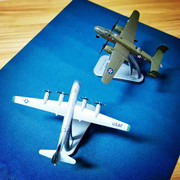 二战轰炸机模型1 300合金B-29飞机模型 1：144B-25米切尔模型摆件