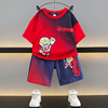 男童夏季奥特曼衣服儿童运动篮球服，套装2-10岁男孩宝宝夏装短袖潮