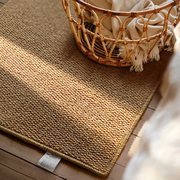 仿麻黄麻日式地毯，地垫茶几沙发轻奢简约禅意宠物地毯耐刮耐脏
