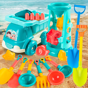 沙滩玩具挖沙儿童3-6岁男孩玩沙子，小孩大工具车，套装女孩一至二岁