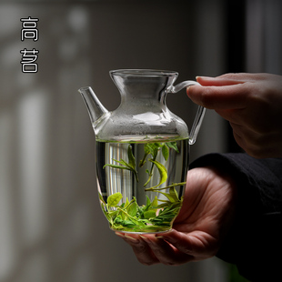 仿宋玻璃壶宋壶泡绿茶，专用茶具一人小茶壶，执壶家用泡茶器茶杯套装