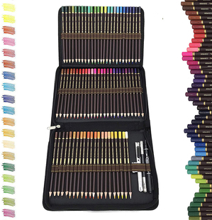英国zzoneart素描画笔72色套件油性彩色铅笔彩笔专业画画手绘套装