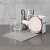 加拿大umbra多功能碗碟架收纳架厨房极简沥水架餐具置物架沥水垫