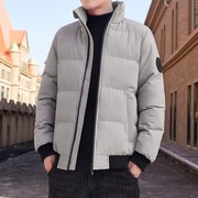 男士外套冬季2021棉衣韩版时尚潮流短款加绒加厚棉袄外套A53