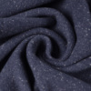 蓝紫色碎白色纯羊毛羊绒布料 厚实舒服保暖好 大衣外套裙子面料