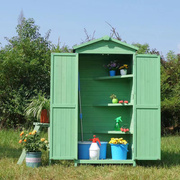 创意简约户外储物柜室外工具房收纳整理实用木质柜子防水杂物柜