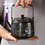 泡茶壶提梁单壶陶瓷家用煮茶器焖茶水壶沏茶具超大容量400ml养生