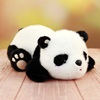 可爱趴熊猫公仔仿真大熊猫，毛绒玩具花花熊猫，玩偶抱枕女生儿童礼物