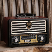 木质复古无线蓝牙音箱4.0手机，插卡户外音响，迷你低音炮调频收音机
