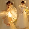影楼孕妇写真服装孕妈主题，婚纱摄影服仙气少女艺术拍照裙子