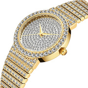女士时尚手表满钻潮流石英手表跨境水钻钢带手表女款2562
