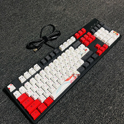 c104原厂cherry樱桃青轴红轴茶轴黑银轴主题机械键盘游戏c87